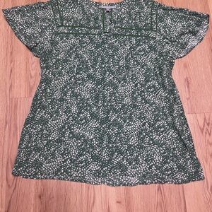 Daniel Rainn Black and White Boxy Blouse